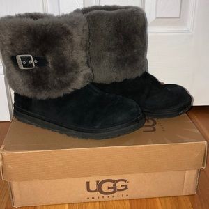Black UGG boots